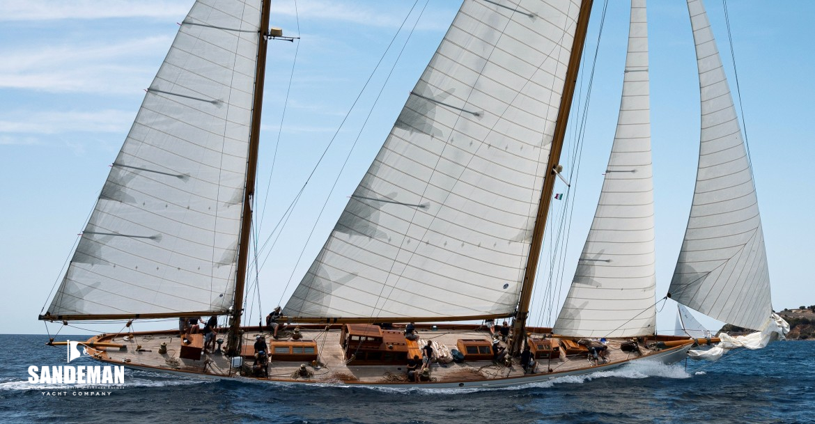 William Fife III 94 ft Bermudan Ketch 1914/2019 - Sandeman Yacht