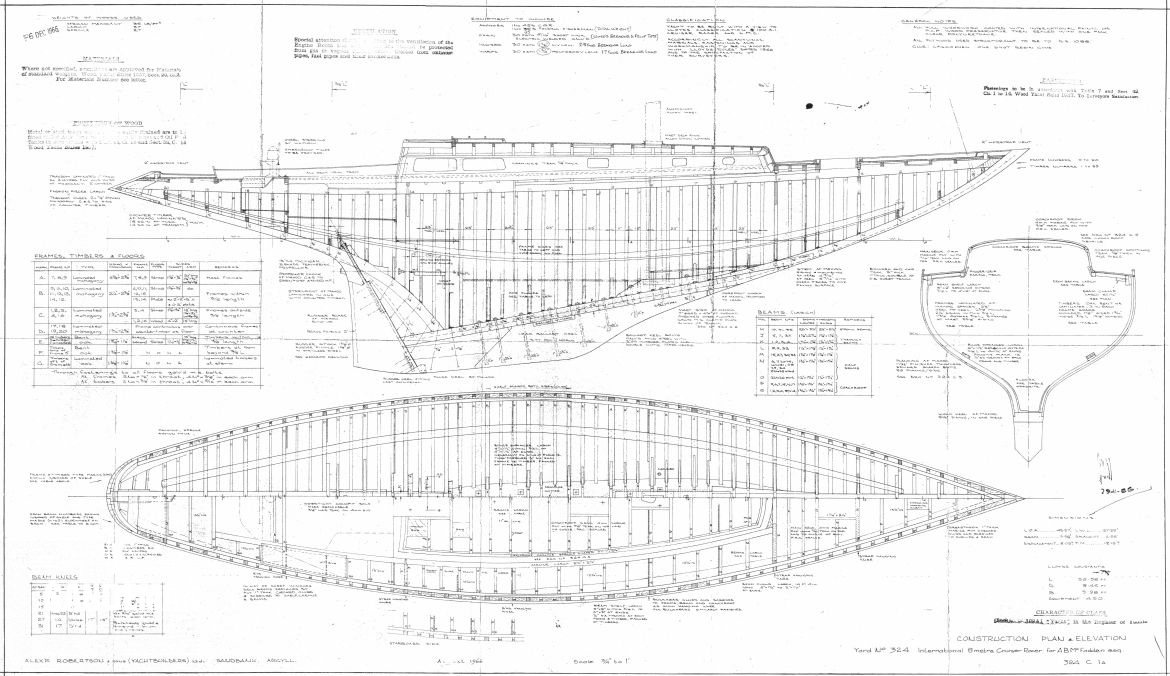 David Boyd International 8-Metre Cruiser Racer 1967 - Sandeman Yacht ...