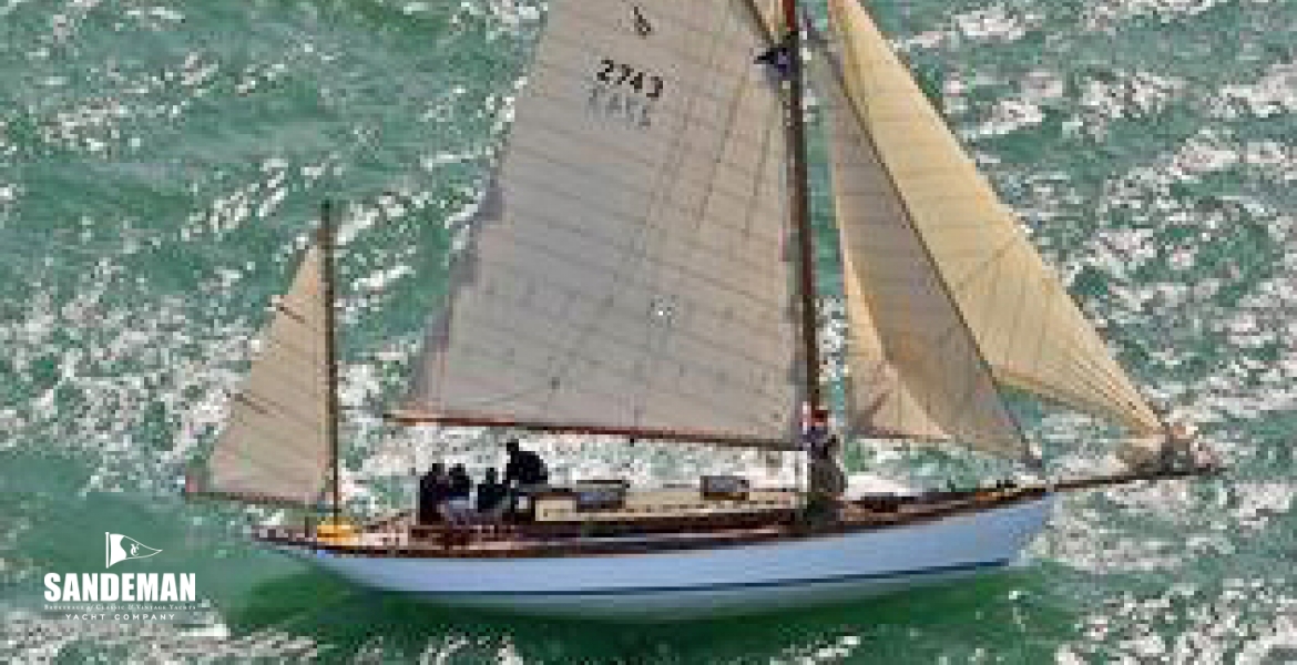 Chalmers 40 ft Gaff Yawl 1906 - Sandeman Yacht Company